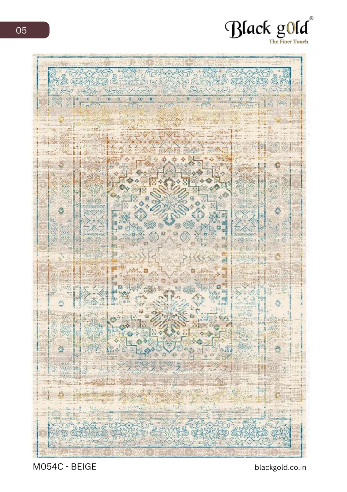 PARADISE M054C_CREAM BLUE